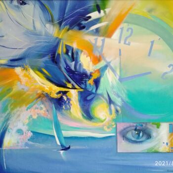 Schilderij getiteld "Time for change" door Mikhail Fedotov, Origineel Kunstwerk, Olie