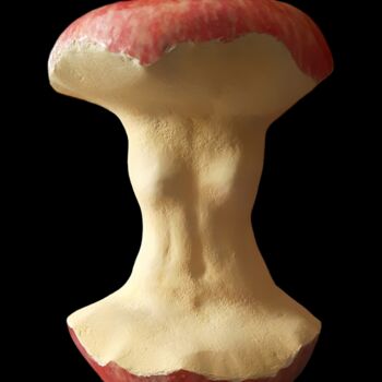 Sculptuur getiteld "The Forbidden fruit…" door Fournier, Origineel Kunstwerk, Hars