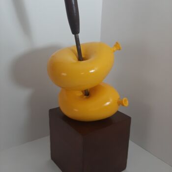 Sculpture intitulée "EGO" par Fournier, Œuvre d'art originale, Résine