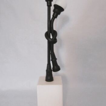 Sculpture titled "Farola 1" by Fournier, Original Artwork, Resin