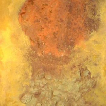 Painting titled "Mar de lava" by Fournier, Original Artwork, Oil