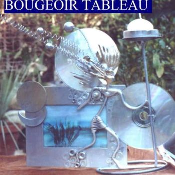 Artisanat intitulée "BOUGEOIR SCULPTURE…" par France, Œuvre d'art originale