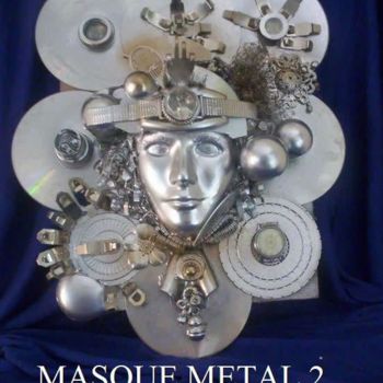 Handwerk mit dem Titel "MASQUE METAL 2" von France, Original-Kunstwerk