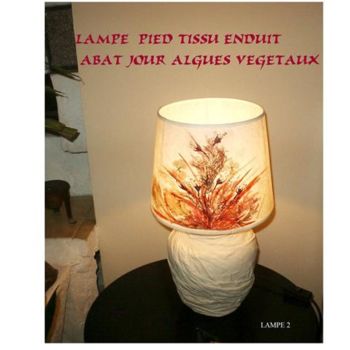 Artesanato intitulada " LAMPE ALGUES 2" por France, Obras de arte originais