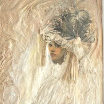 Painting titled "NOUVELLE MARIEE" by France, Original Artwork, Oil