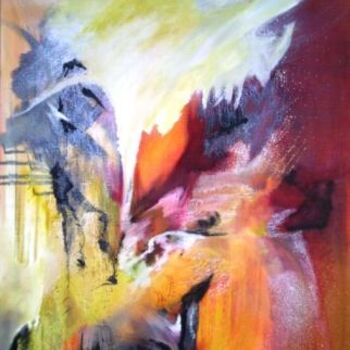Peinture intitulée "au pays du soleil l…" par Marcel Gris, Œuvre d'art originale, Huile