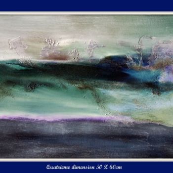 Картина под названием "Quatrième dimension" - Marcel Gris, Подлинное произведение искусства, Масло
