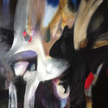 Malerei mit dem Titel "clair obscur" von Marcel Gris, Original-Kunstwerk, Öl
