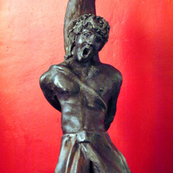 Rzeźba zatytułowany „Le suplice” autorstwa Gouhier-Tazzolio, Oryginalna praca