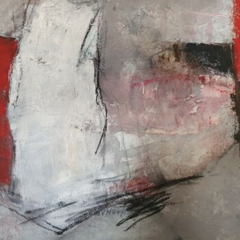 Ζωγραφική με τίτλο "Quartett Abstraktes…" από Mia Van Hoofstat, Αυθεντικά έργα τέχνης, Λάδι Τοποθετήθηκε στο Ξύλινο φορείο σ…