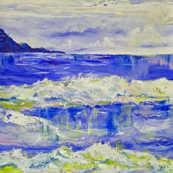 Peinture intitulée "Sea Wanderer" par Tracey Lee Cassin, Œuvre d'art originale, Huile