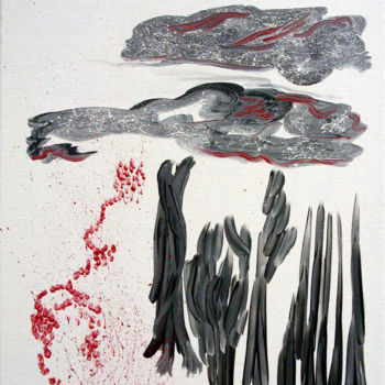 Malerei mit dem Titel "MiAgôsh nbr 05" von Mia Doma, Original-Kunstwerk, Öl