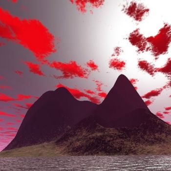 Digital Arts titled "Volcan 03 bis" by Mia Doma, Original Artwork