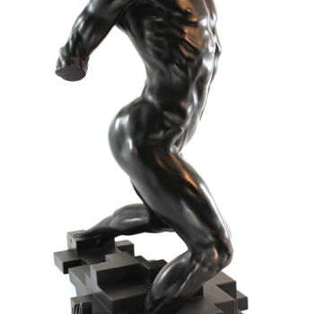 Escultura intitulada "Male torso three" por Michael A. Craig, Obras de arte originais, Resina