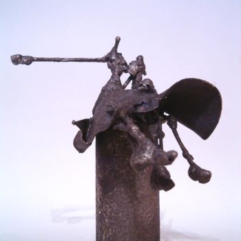 Sculpture titled "A deux" by Michael Dumont, Original Artwork, Metals