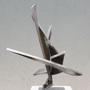 Sculpture intitulée "Auriel" par Michael Hitschold, Œuvre d'art originale, Métaux