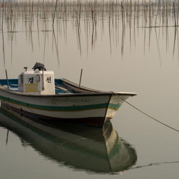 Photography titled "Lonely Boat" by Michael Photography, Original Artwork