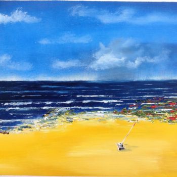 Картина под названием "Seaside" - Michael Krakowski, Подлинное произведение искусства