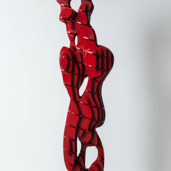 Sculpture titled "Joy 1" by Michael Levchenko, Original Artwork, Wood