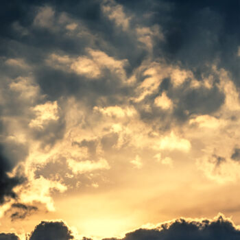 Photographie intitulée "The Sky. Sunlight T…" par Michael Lomiya, Œuvre d'art originale, Photographie manipulée