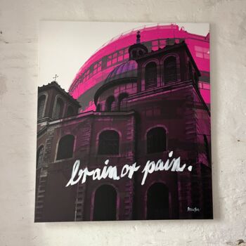 Arte digitale intitolato "brain or pain." da Michael Meise, Opera d'arte originale, Fotografia manipolata