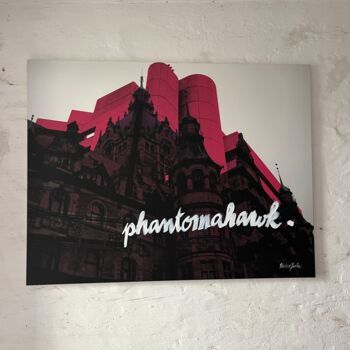 Digitale Kunst mit dem Titel "phantomahawk." von Michael Meise, Original-Kunstwerk, Manipulierte Fotografie
