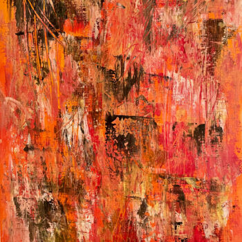 Peinture intitulée "Red Passion" par Michael Münzel, Œuvre d'art originale, Acrylique