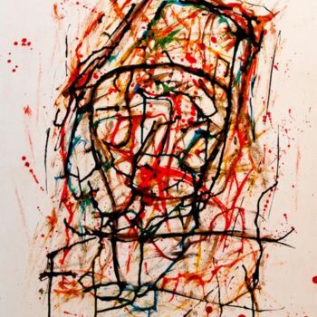 Painting titled "ENC-2012-001 "Syrie…" by Michael Peron, Original Artwork