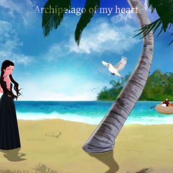 Digital Arts titled "Archipelago of my h…" by Michael Pierre-Louis, Original Artwork, 2D Digital Work