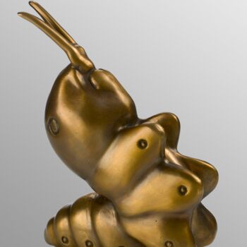 Escultura titulada "Hydriophage" por Michael Vizzini, Obra de arte original, Bronce