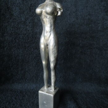 Escultura titulada "Buste 1" por Michael Vizzini, Obra de arte original, Metales
