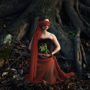 Photographie intitulée "Purpose" par Michaela Haider (Lia Niobe), Œuvre d'art originale, Photographie manipulée