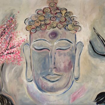 Картина под названием "Buddha - Kreislauf…" - Michaela Melanie Pavic - Mmp Soul Art - Spirituelle Kunst, Подлинное произведе…