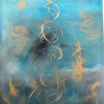 Painting titled "Healing / Energiebi…" by Michaela Melanie Pavic - Mmp Soul Art - Spirituelle Kunst, Original Artwork, Acryl…