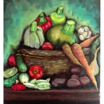 "Vegetables" başlıklı Tablo Michaela Shorm tarafından, Orijinal sanat, Petrol