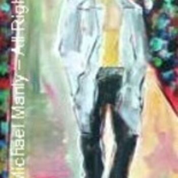 Painting titled "Runway Model 2" by Michael Manly, Original Artwork