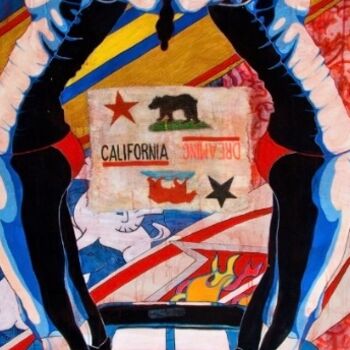 Pittura intitolato "California Dreamin’" da Michael O’Briant, Opera d'arte originale, Acrilico
