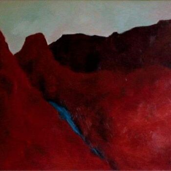Pittura intitolato "Sinai Desert" da Michal Ashkenasi, Opera d'arte originale