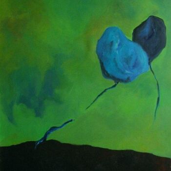 Painting titled "Flying Around." by Michal Ashkenasi, Original Artwork