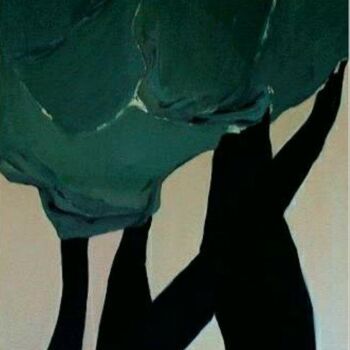 Painting titled "Trees" by Michal Ashkenasi, Original Artwork