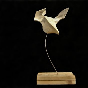 Sculpture titled "Galiandra" by Michalis Kontoudis, Original Artwork, Mixed Media