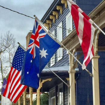 Photography titled "Three Flags, Annapo…" by Micheal Driscoll, Original Artwork