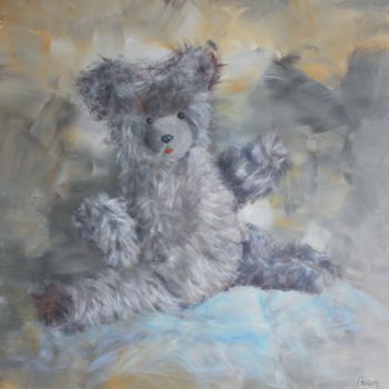 Painting titled "nounours.jpg" by Michel Adam, Original Artwork, Acrylic