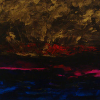 Peinture intitulée "Explosion" par Michel Aucoin, Œuvre d'art originale, Acrylique