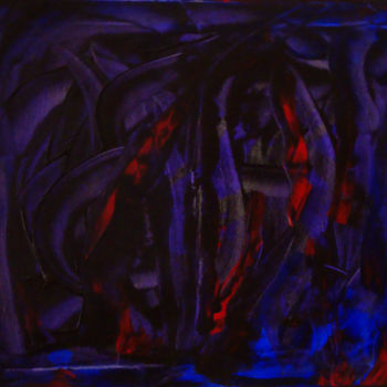 Peinture intitulée "Intimité" par Michel Aucoin, Œuvre d'art originale, Acrylique