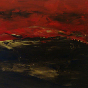 Painting titled "Apocalypse" by Michel Aucoin, Original Artwork, Acrylic