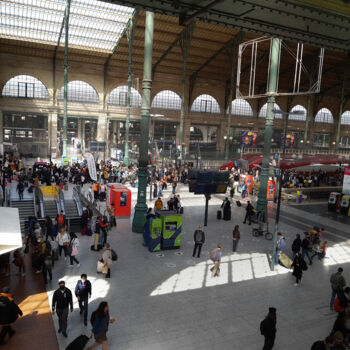 "Scene de Gare -2" başlıklı Fotoğraf Michel Babkine tarafından, Orijinal sanat, Dijital Fotoğrafçılık
