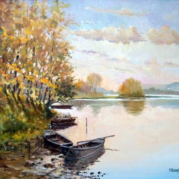 Painting titled "Loire" by Michel Braud, Original Artwork