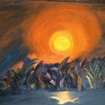 Pintura intitulada "Explosion" por Tomy, Obras de arte originais, Óleo