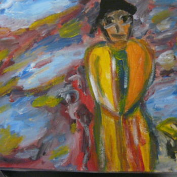 Painting titled "La tourmente" by Tomy, Original Artwork
